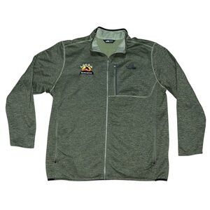 The NORTH FACE Men's 2XL Skyline Full Zip Fleece Jacket Green Heathered NWOT